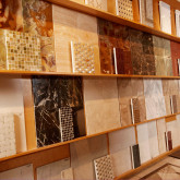 At Global Granite and Marble we offer a wide selection of products including stone tiles, slabs, and trims; glass mosaics, porcelain and ceramic tiles, and metal accent pieces.