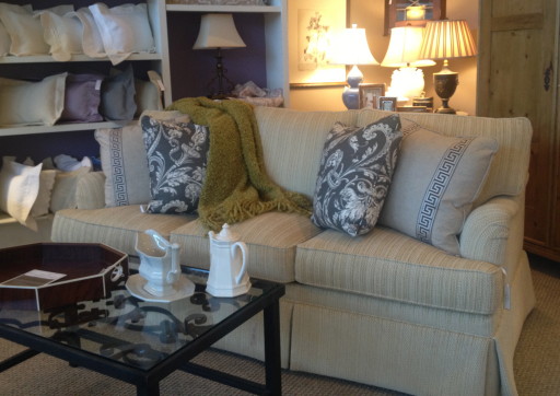 This Henredon queen sized sleeper sofa will be marked down more than 50% at Rosalind Brinn Pope Interior Design's showroom on the 2nd floor.