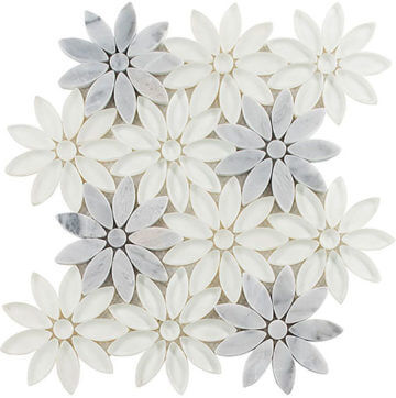 Daisy Field Glazzio Daisy Field Glazzio Tile from Jack Laurie Home Floor Designs, suite 124.