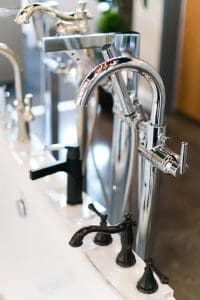 Modern faucets at Ferguson