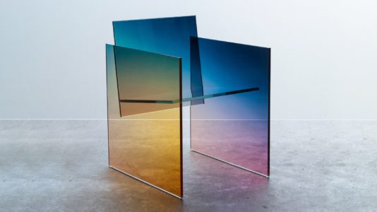 GERMANS ERMICS’ OMBRE GLASS CHAIR